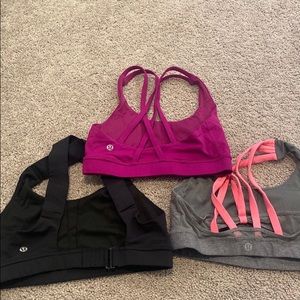 Lululemon sports bras